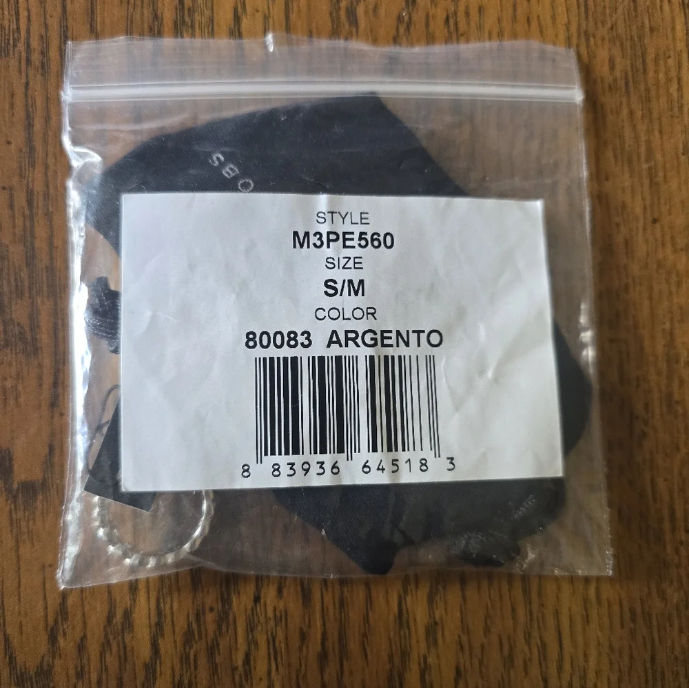 NEW Marc by Marc Jacobs Argento Silvertone Katie Turnlock Ring S/M - Picture 10 of 10